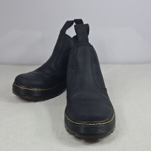 Unisex Dr. Marten Chelsea Platform Boots with Yellow Stitching